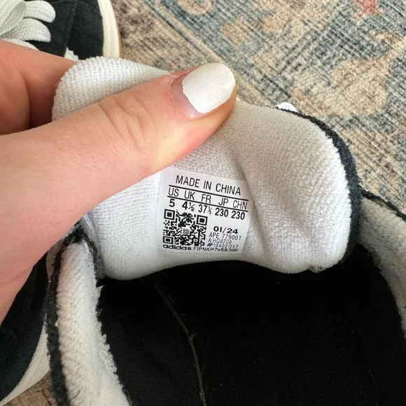 Adidas Campus 00s Black and White Sneakers Women’s - Picture 10 of 12